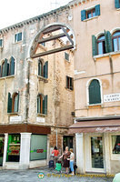 Campo San Marina with an interesting high archway