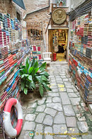 Libreria Aqua Alta, bursting with all kinds of books