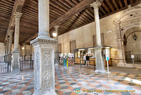 Lobby area of Ospedale Civile