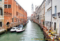 Rio dei Greci with view of the Campanile of San Giorgio dei Greci