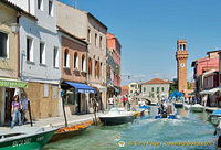 View of Murano clock tower