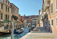 A view of Fondamenta dei Tolentini