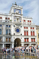 Acqua Alta walkway at the Torre dell'Orologio