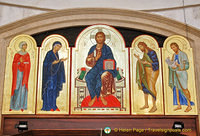 Icon painting in San Geremia