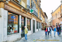 The old Ercole d'Oro Pharmacy