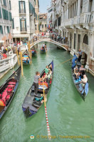 Peak gondola traffic in summer