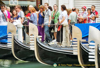 Venice gondolas