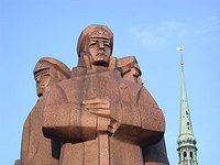 Heroic memorial in Strelniekulaukums, Riga