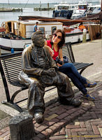 Chatting to an old fisherman