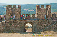 Arraiolos castle walls and towers