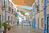 The main street in Arraiolos