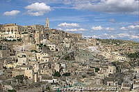 Cave dwellings at Matera