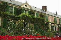 In 1883 Monet rented this house in Giverny and worked here till his death