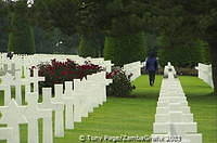 The Normandy beaches, war cemetries and memorials