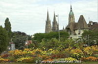 Bayeux, home of the famous tapestry (and yes, it is worth seeing, the av headset explanation is great)