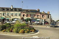 The village of Chateaubriant, and it's market day!