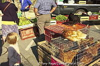 The village of Chateaubriant, and it's market day!