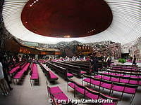 The Church in the Rock, Helsinki (note the copper coil roof)