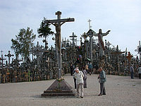 Votive 'Hill of Crosses' at Siauliaii