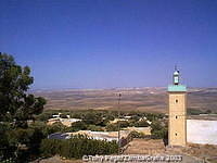 A view over Tangier to the High Atlas mountains