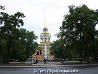 Tower and spire of the Admiralty 