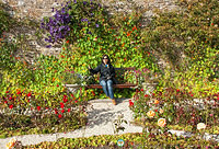 The Queen Mother's bench in the Gardens