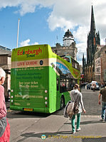 Edinburgh Sightseeing bus