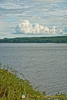 The clouds add interest to the dull loch