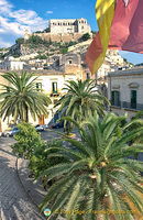 Donnafugata Castle as seen from the Scicli town hall