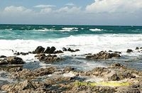 Choppy waters at Sferracavallo coast