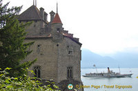 Chillon Castle on the shores of Lake Geneva