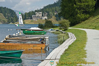 Lake walk, St Moritz