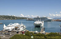 The ferry left from just below our hotel; convenient, eh?
Papeete, Tahiti