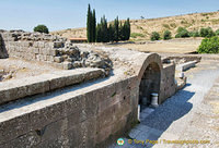 Entrance to the underground passageay