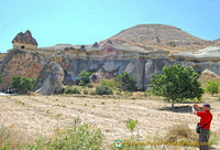 The start of the fascinating landscape of Monks Valley