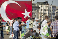 The Waterfront and Galata Bridge, Istanbul, Turkey