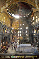 Inside Hagia Sophia