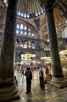 Inside Hagia Sophia