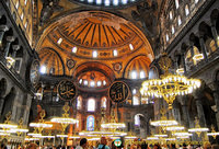 Inside Hagia Sophia