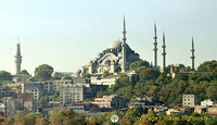 Around Sultan Ahmet, the Blue Mosque and Hagia Sofia, Istanbul, Turkey