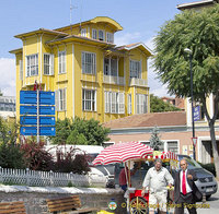 Around Sultan Ahmet, the Blue Mosque and Hagia Sofia, Istanbul, Turkey