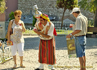 Colorful drink vendor in Sultanahmet Square