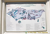 Monastery of the Caves complex map