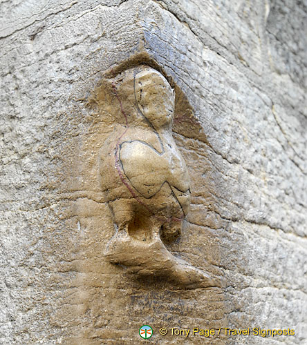 La chouette (owl) at Dijon Notre Dame is known to bring luck when touched