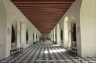 This Florentine style Grande Gallerie was created by Catherine de Medici (1570-76) [Chateaux Country - The Loire - France]