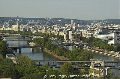 View from the Eiffel Tower