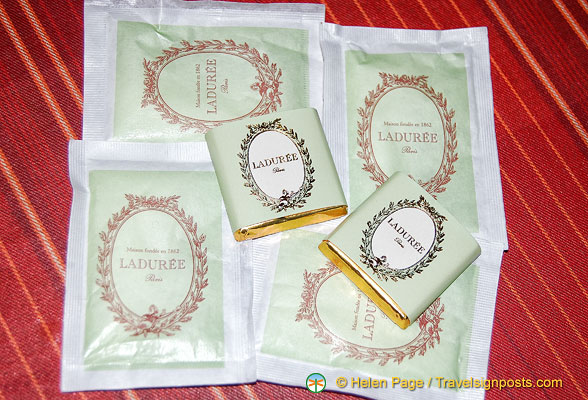 Ladurée chocolates and sugar 