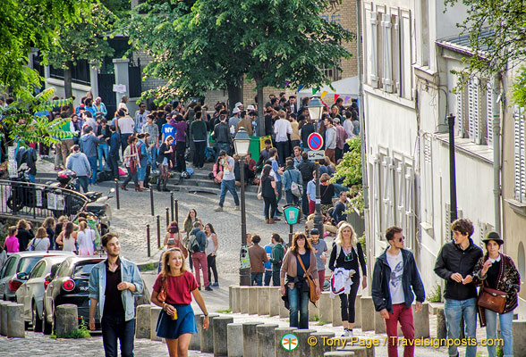 Montmartre, busy at all times