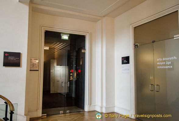 Entrance of the Musée de la Publicité