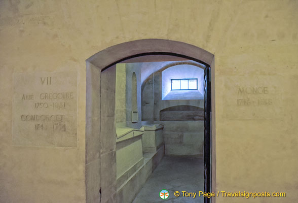 Tombs of Abbe Gregoire and Gaspard Monge